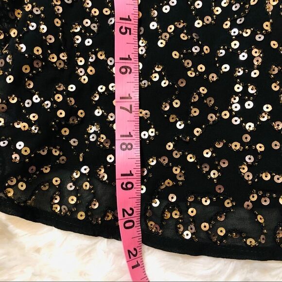 HARLOWE & GRAHAM SEQUINED‎ SLEEVELESS TOP SZE XS - Picture 9 of 9